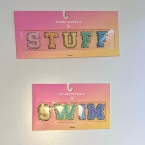 Stoney Clover Lane “SWIM” & “ STUFF” letter patches